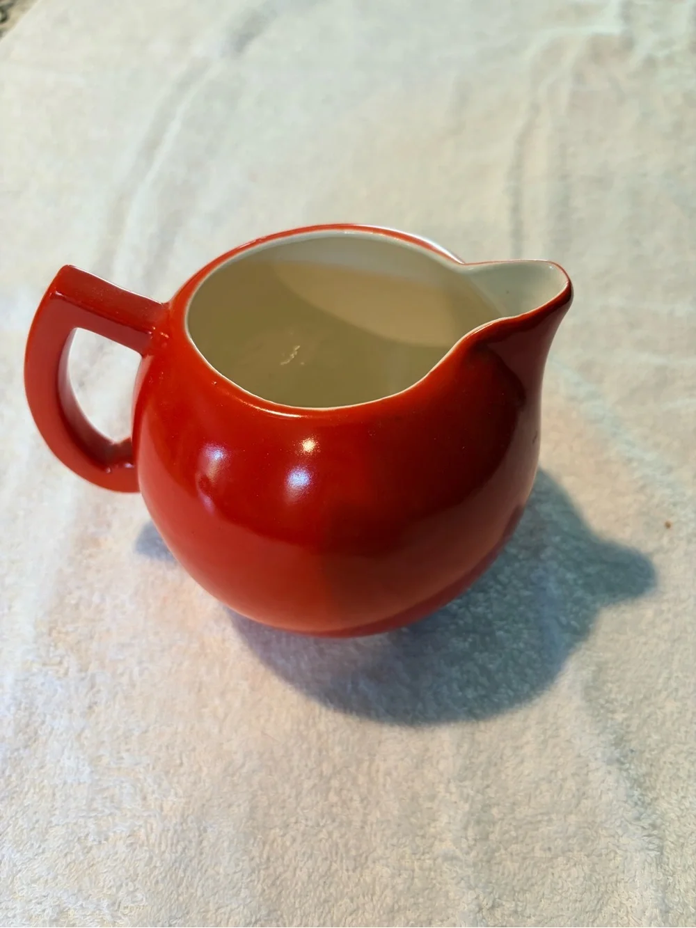 Red Ceramic Small Pitcher